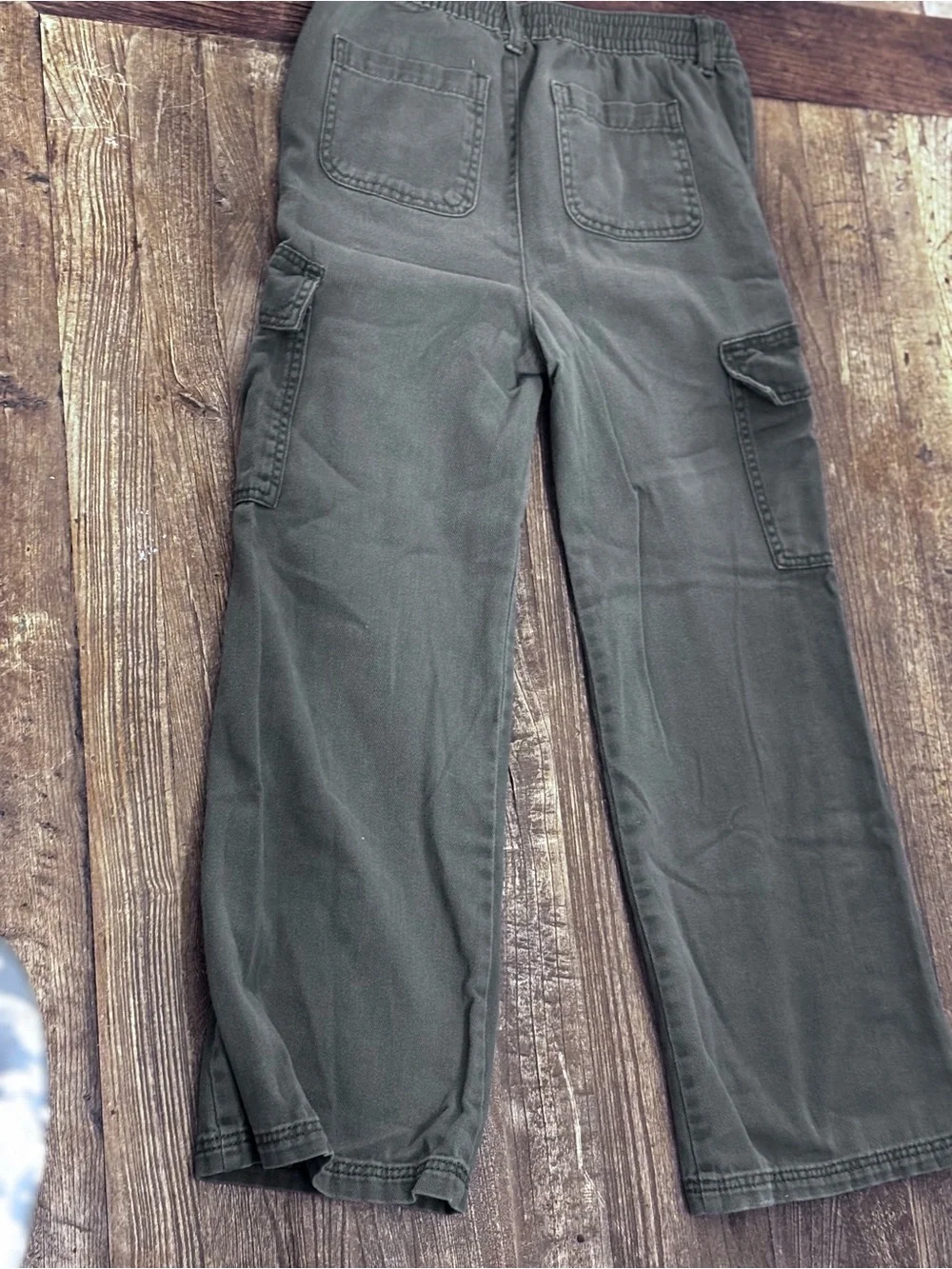 Old Navy Girls Olive Cargo Pants (14-16)